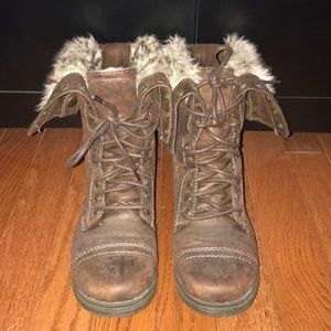 JustFab Combat Boots